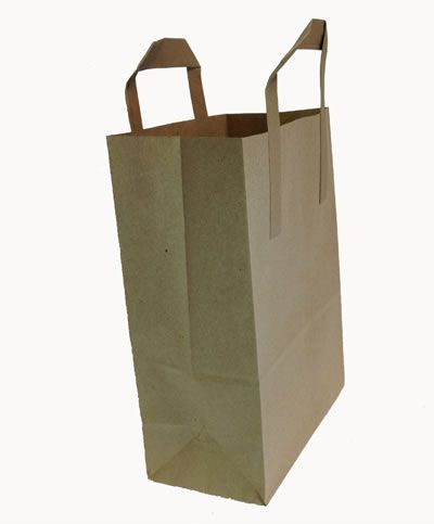 Kraft Paper Blockbottom Carrier Bags Kraft Paper Blockbottom Carrier Bags