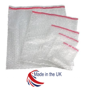 Small Bubble Bags Self Seal packed in 1000's 100mm X 150mm + Self Seal Lip