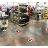 Social Distance Floor Markers