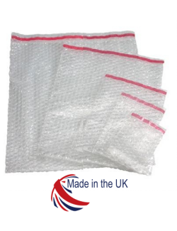 Small Bubble Bags Self Seal packed in 300's 180mm X 230mm + Self Seal Lip