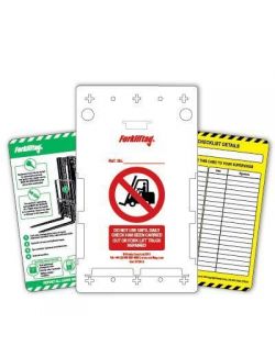 Forkliftag 5 x Holders, 25 x Status Inserts, 1 x Marker Pen