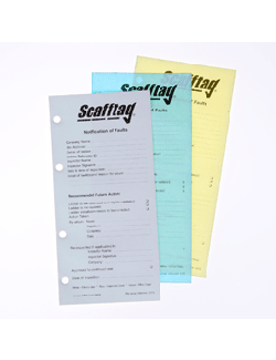 The Yellow Book Notification of Faults Report 100/Pack