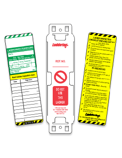 Laddertag 10 x Holder, 10 x Inserts, 1 x Marker Pen