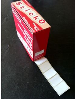 22mm X 16mm White Label